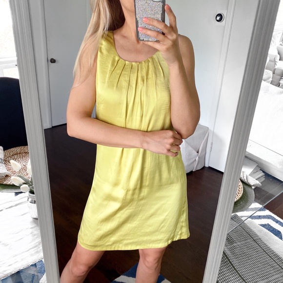 🎾 HM LIME GREEN SILKY SUMMER DRESS! - Picture 5 of 11